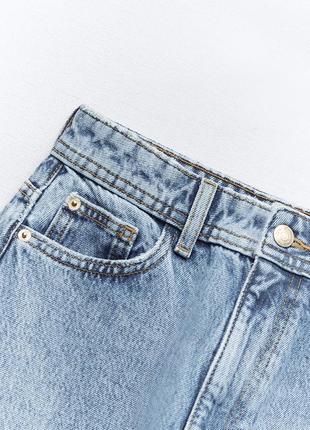 Zara женские мом фит джинсы10 фото
