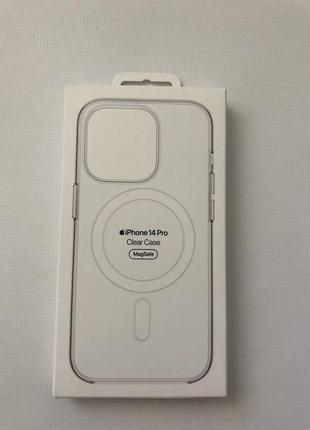 Чохол apple iphone 14 pro clear case with magsafe (mpu63) оригінал