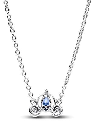 Срібне намисто карета попелюшки