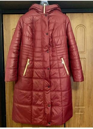 Довга куртка, пальто весна-осінь 60 розмір