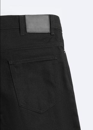 Zara чорні чоловічі джинси ( котон )8 фото