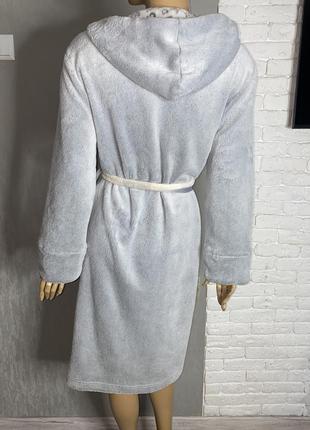 Плюшевый халат с капюшоном new look, m2 фото