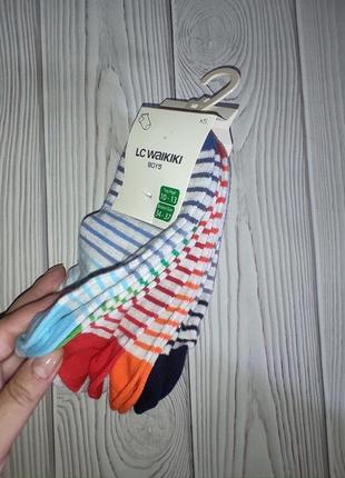 5 пар шкарпетки носки дитячі короткі