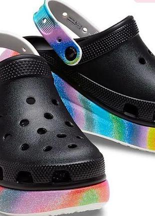 Crocs crush sprau clog оригинал сша w7 37-38 (23 см) сабо сандалии на платформе обувь original крокс кроксы