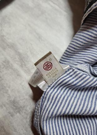 Сорочка stussy x dickies global roots striped shirt8 фото