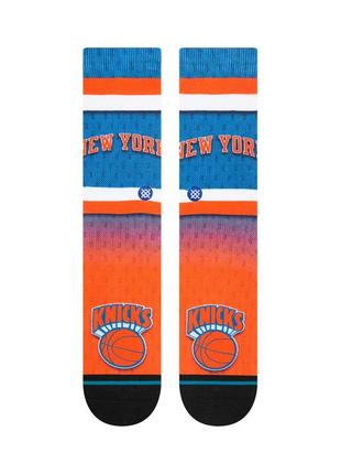 Баскетбольные носки new york knicks fader crew socks2 фото