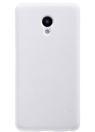 Чехол-накладка nillkin super frosted для meizu m5 (белый)2 фото