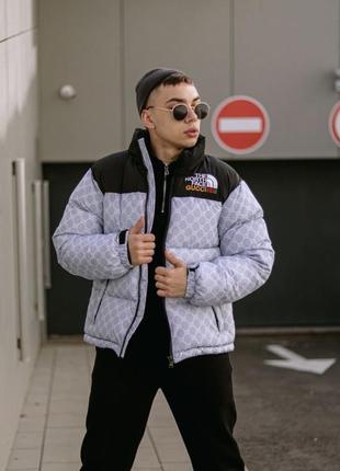 Куртка пухова tnf gucci