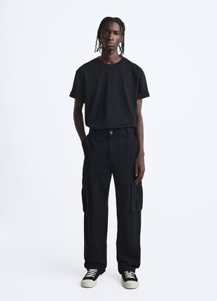 Джинси-карго прямого крою zara 8062/310/800