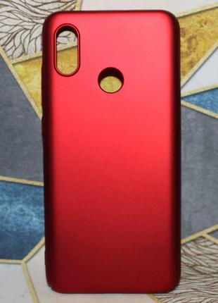 Пластиковый чехол xiaomi mi8 red