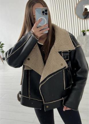 Дубленка, дубленка под zara, дубленка авиатор, дубленка oversize, дубленка pilot