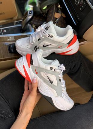 Кросівки nike m2k white/black/red кроссовки