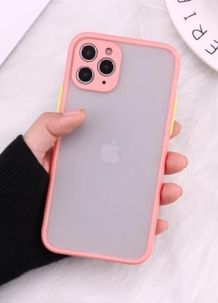 Чехол tomocomo (full protection) for iphone x/xs max pink