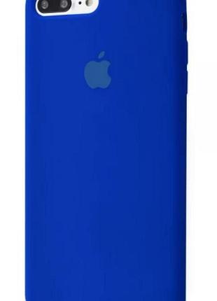 Чехол silicone case для apple iphone 7/8plus blue