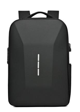 Рюкзак для ноутбука backpack super чорний