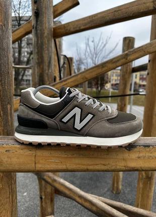 New balance 574 х stone island2 фото