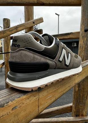 New balance 574 х stone island1 фото