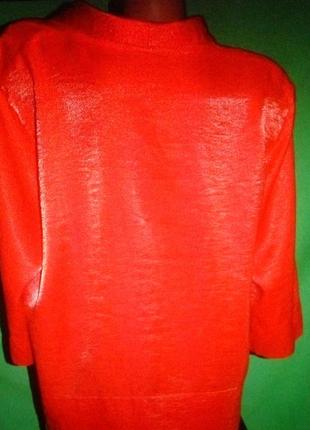 Шикарная блуза , пиджак, супер перелив с украшением по краю, 52-54р2 фото
