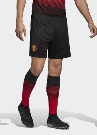 Спортивные шорты (футбольная форма) adidas x manchester united home kit1 фото