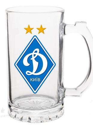 Бокал з принтом динамо київ. футбол