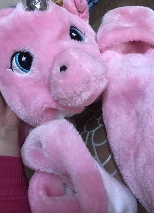 Шапка с варежками