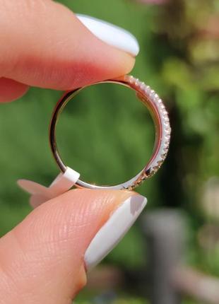 Кольцо, кольцо женское, колечко позолоченное4 фото