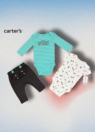 Комплект carter’s трійка “daddy's snuggle monster”