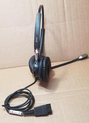 Навушники гарнітура jabra biz 2400 ii qd duo  2409-820-2046 фото