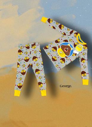 Крутой пижамный комплект george bear pudsey