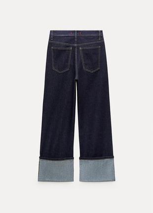Прямые джинсы zw collection с высокой посадкой7 фото