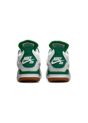 Жіночі кросівки air jordan 4 retro x sb “pine green”3 фото