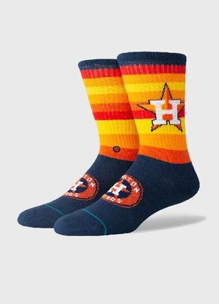 Бейсбольные носки stance usa mlb astros rainbow