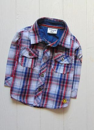 Prenatal. розмір 3 місяці, ріст 62 див. стильна сорочка для маленького модника