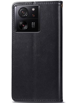 Кожаный чехол книжка getman gallant (pu) для xiaomi 13t pro2 фото