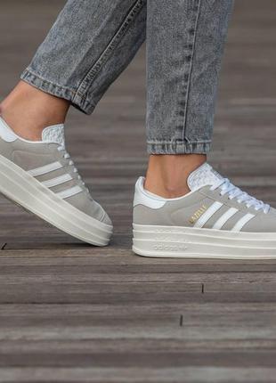 Женские кроссовки adidas gazelle bold platform