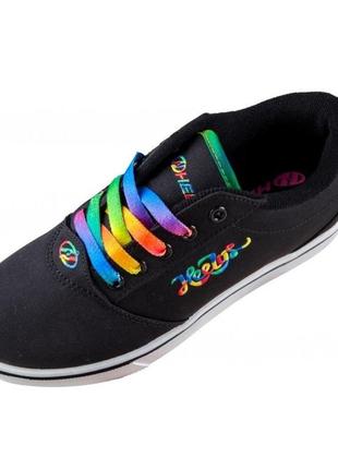 Роликові кросівки heelys pro 20 he100771 black rainbow cursive (36,5) 6946742, 393 фото