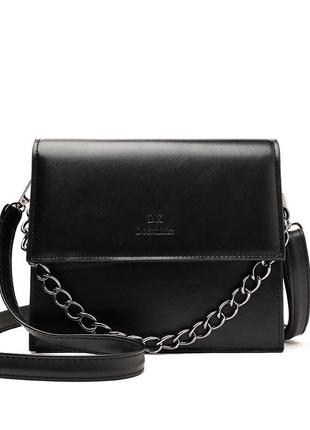 Женская сумка dx кросс-боди черная1 фото