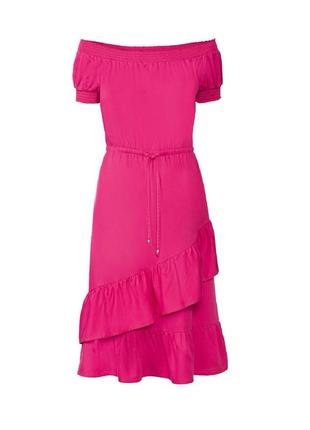 Платье женское esmara лиоцел малиновое4 фото