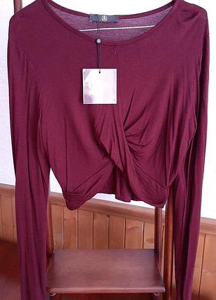 Кроп топ с довгим рукавом р м/l 46/48