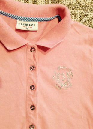 Персиковое поло u. s. polo assn.
