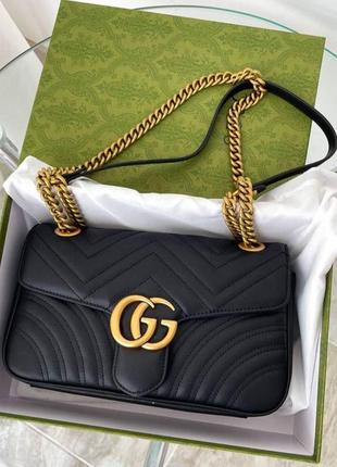 Жіноча сумка в стилі gucci gg marmont1 фото