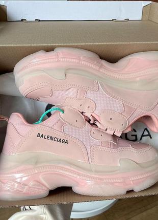 Жіночі кросівки balenciaga triple s clear6 фото