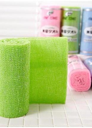 Пилинговая мочалка-полотенце для душа fine towel massage towel2 фото