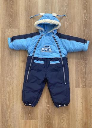 Детский зимний комбинезон, конверт для мальчика