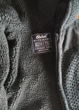 Кофта на замку батник ветровка  теплезний rebel by  primark 4