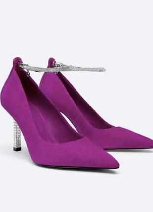 Натуральна замша туфлі