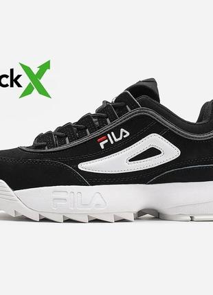 Оберіть стильні кросівки fila disruptor 2 black \ white