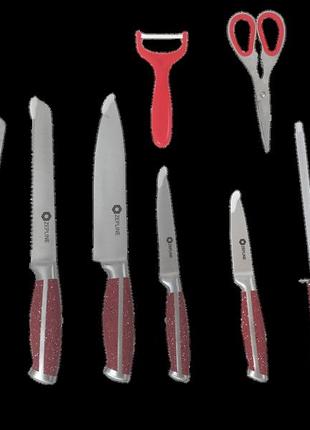 Профессиональный набор ножей zepline zp-027 с подставкой3 фото