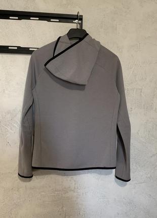 Худі на застібці сіре для спорту reebok Heren quik cotton full zip w bq94537 фото