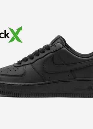 Оберіть стильні кросівки nike air force 1 '07 "black"